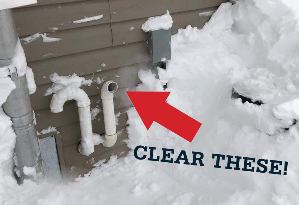 clear home heating vents